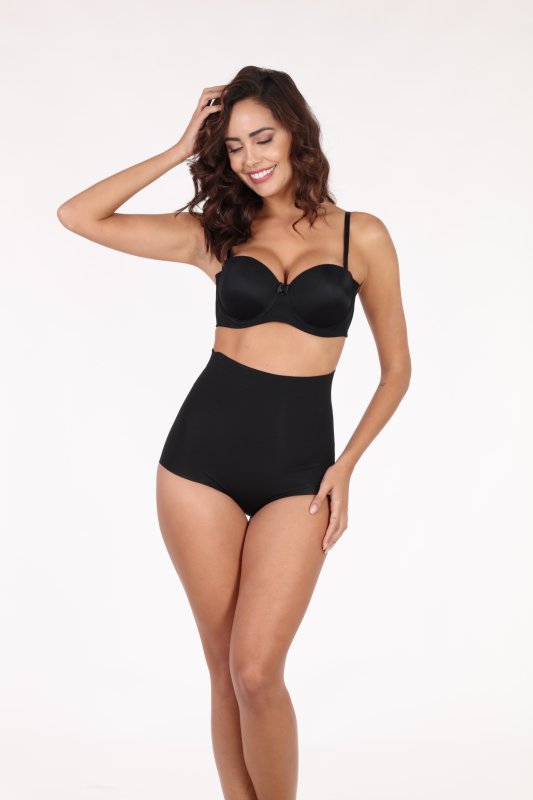 Siyah Hayalet Slip Korse Yan Görünüm